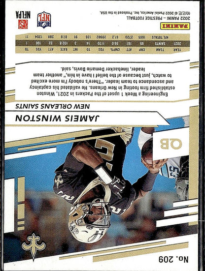 2022 Panini Prestige #209 Jameis Winston