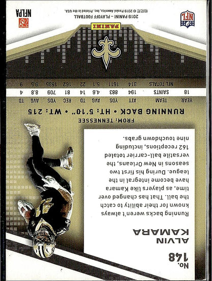2019 Panini Playoff #148 Alvin Kamara
