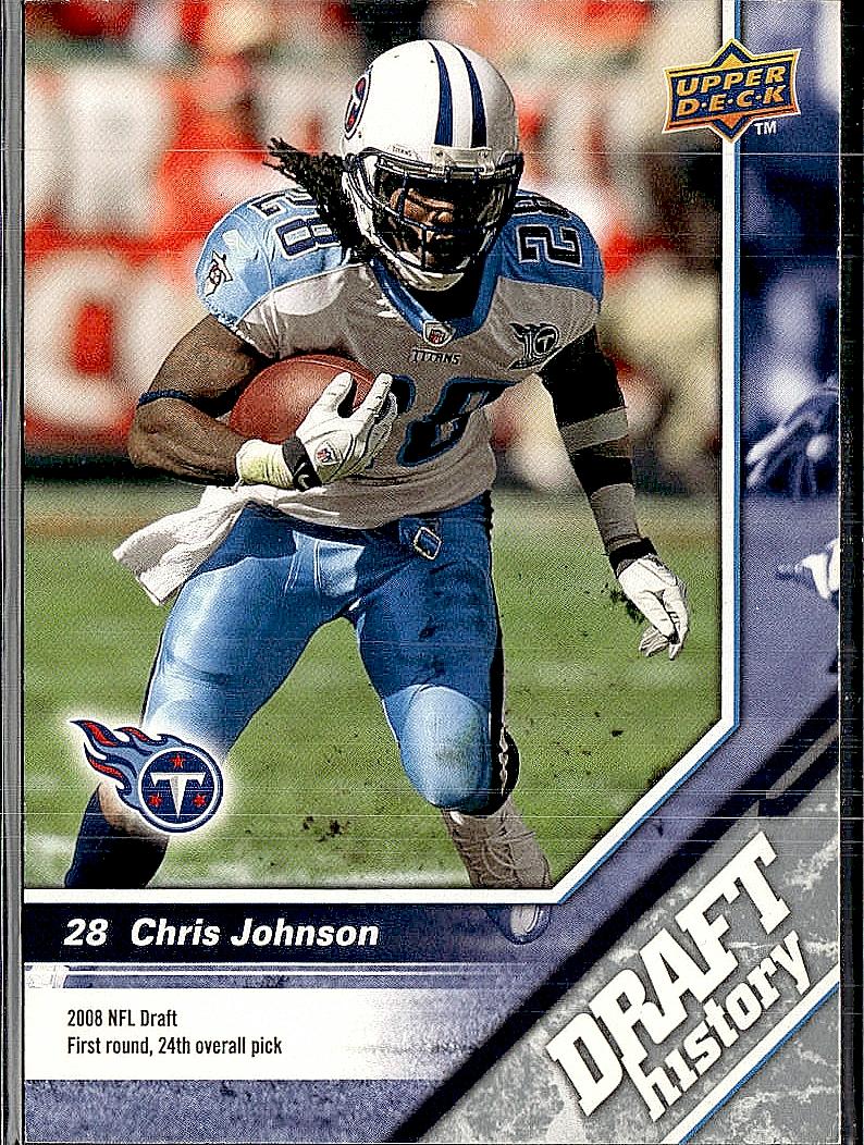2009 Upper Deck Draft Edition #166 Chris Johnson Brown