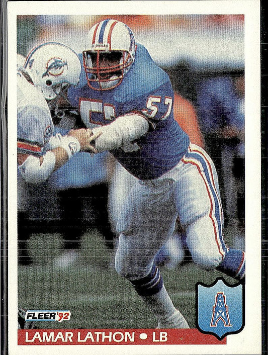 1992 Fleer #149 Lamar Lathon