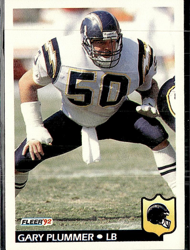 1992 Fleer #367 Gary Plummer