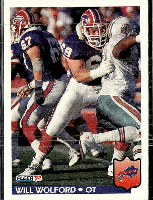 1992 Fleer #34 Will Wolford