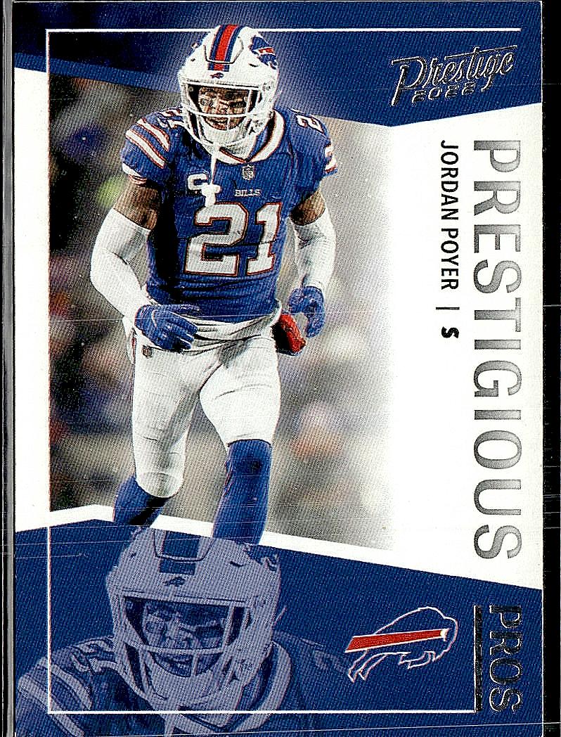 2022 Panini Prestige #PP-17 Jordan Poyer Prestigious Pros