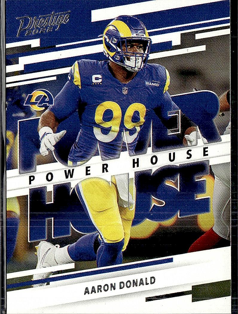 2022 Panini Prestige #PH-19 Aaron Donald Power House