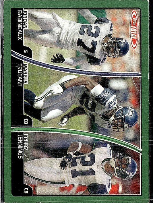 2007 Topps Total #166 Marcus Trufant / Jordan Babineaux / Kelly Jennings