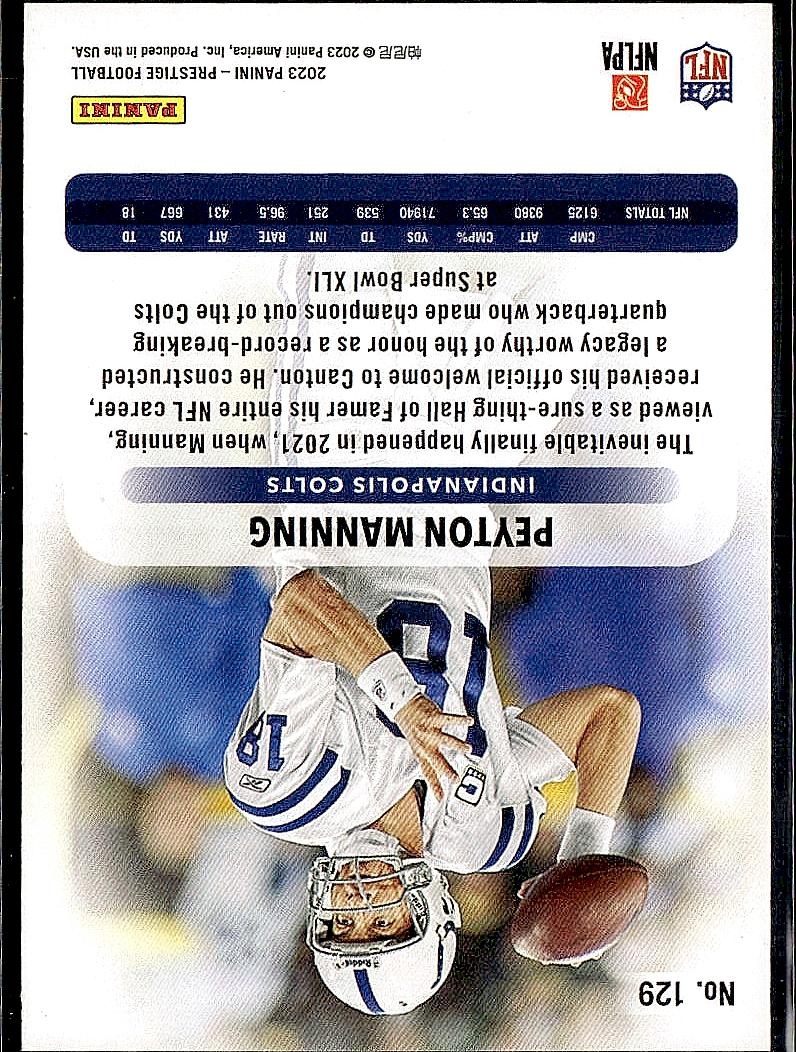 2023 Panini Prestige #129 Peyton Manning