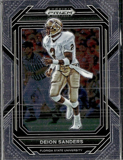 2023 Panini Prizm Draft Picks #28 Deion Sanders Prizms Silver