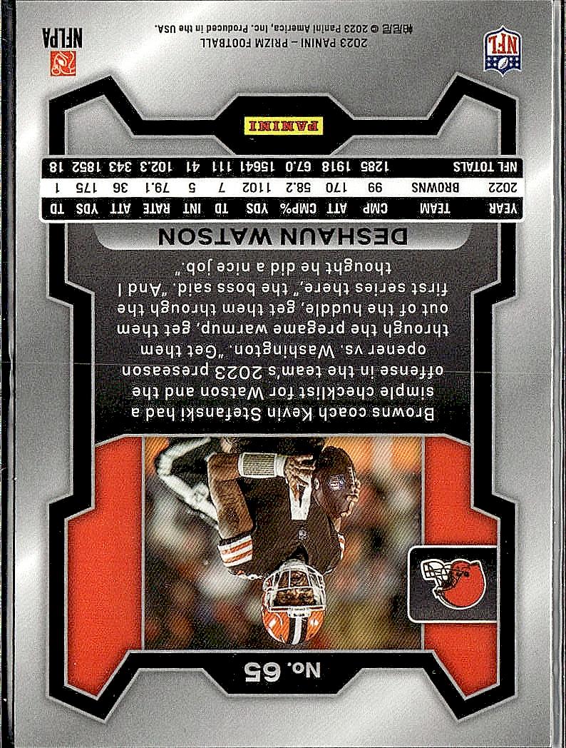 2023 Panini Prizm #65 Deshaun Watson