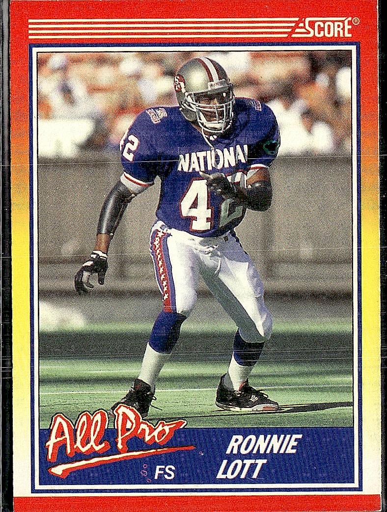 1990 Score #566 Ronnie Lott