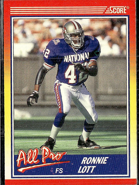 1990 Score #566 Ronnie Lott