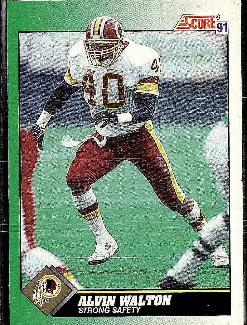 1991 Score #240 Alvin Walton