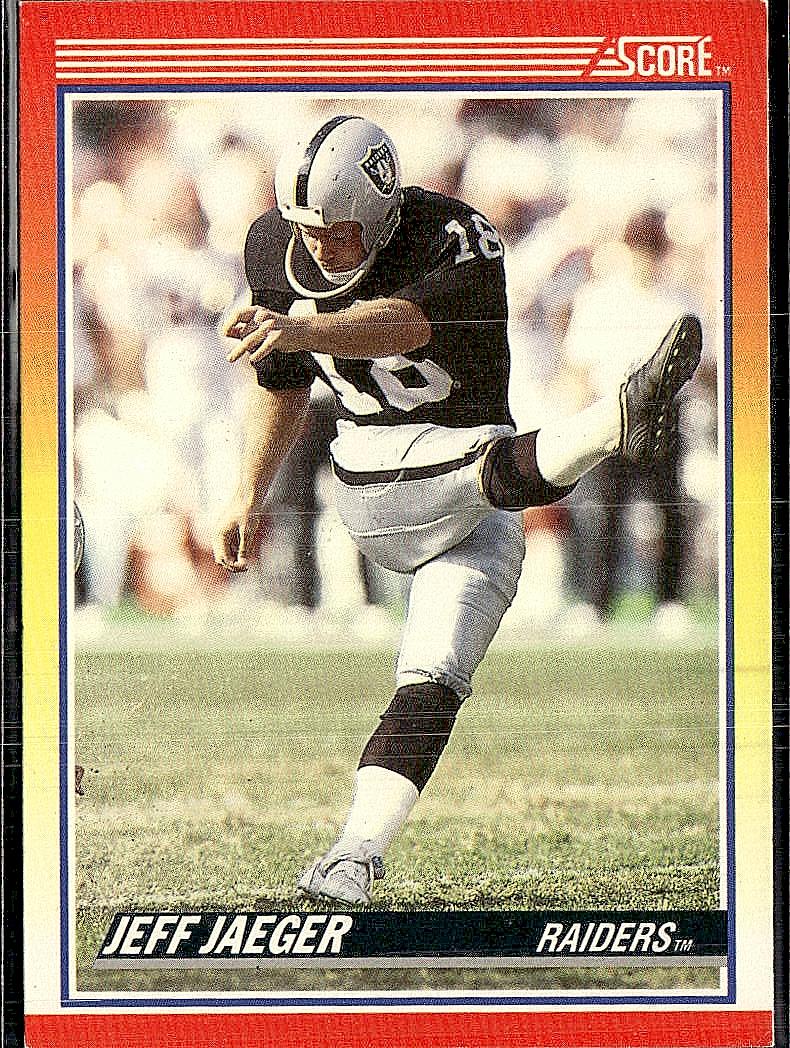 1990 Score #287 Jeff Jaeger