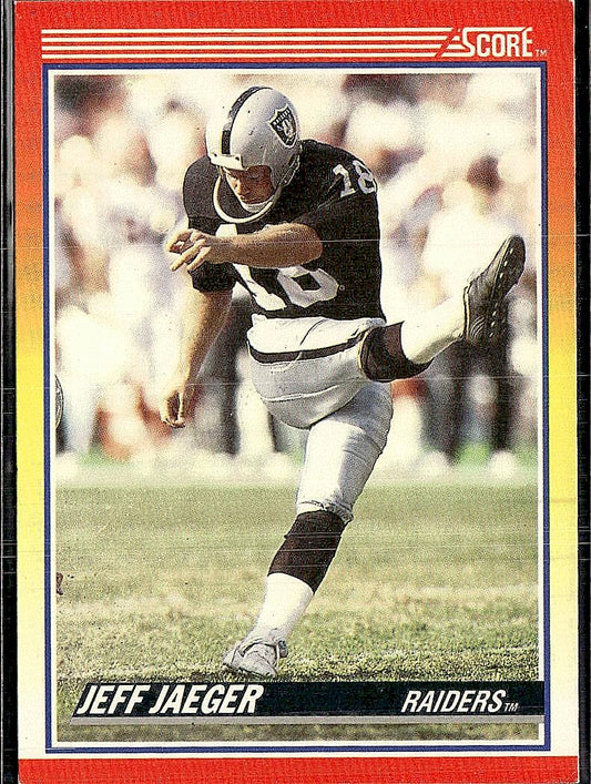 1990 Score #287 Jeff Jaeger