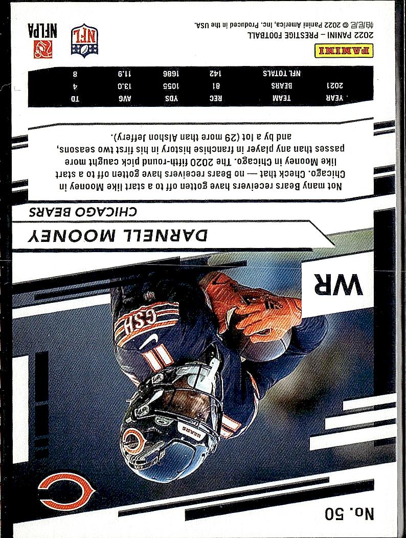 2022 Panini Prestige #50 Darnell Mooney