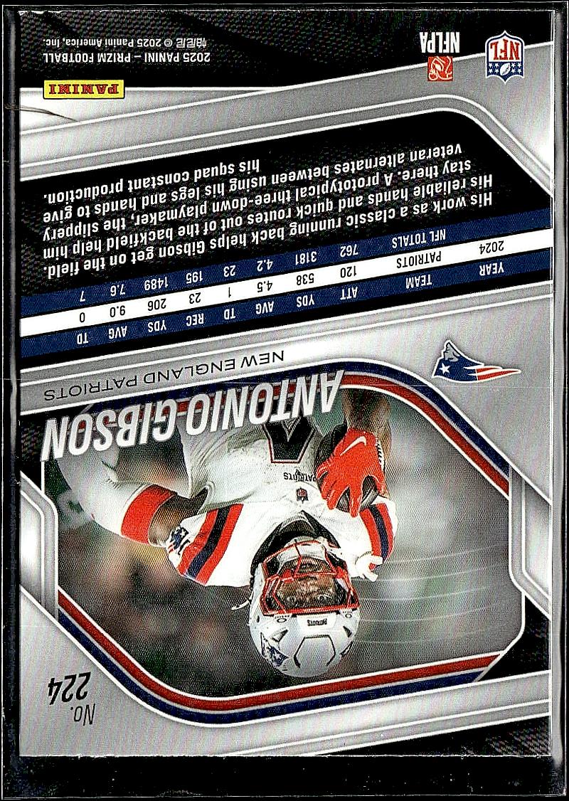2025 Panini Prizm #224 Antonio Gibson