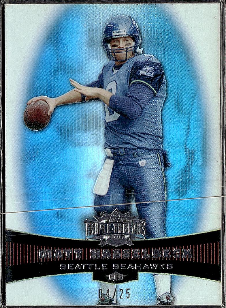2006 Topps Triple Threads #68 Matt Hasselbeck Sepia #/499