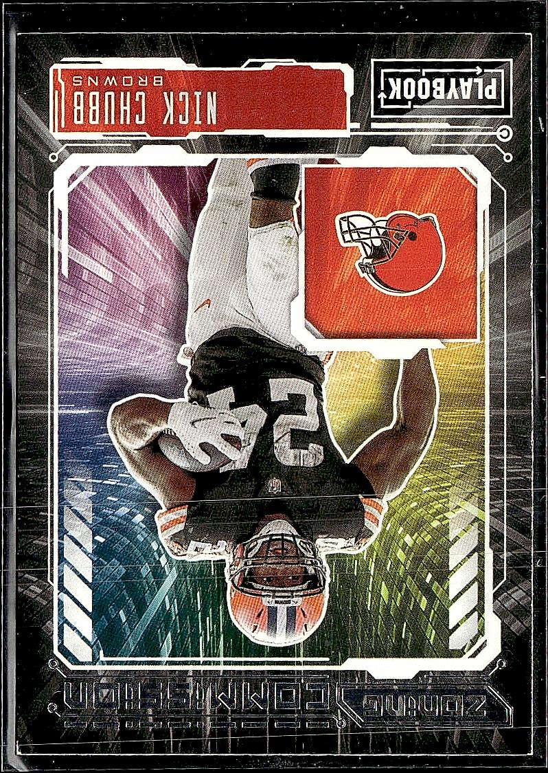 2021 Panini Playbook #ZC-NCH Nick Chubb Zoning Commission