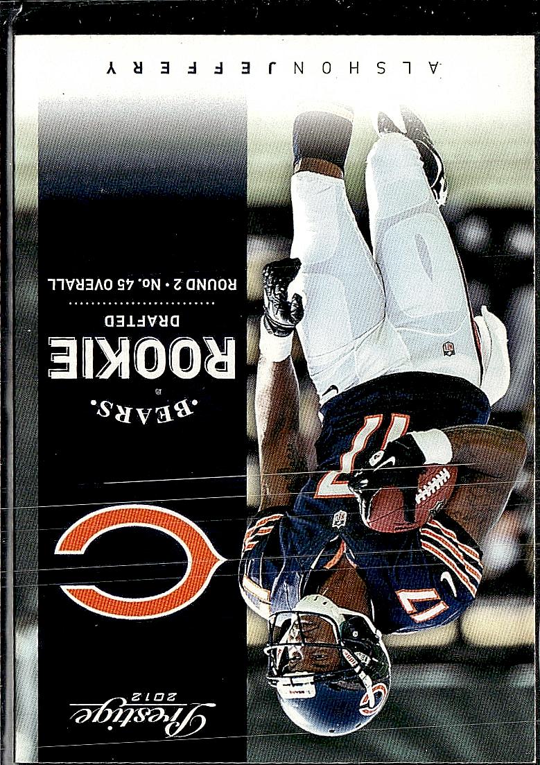 2012 Panini Prestige #274 Alshon Jeffery Extra Points Blue #/999