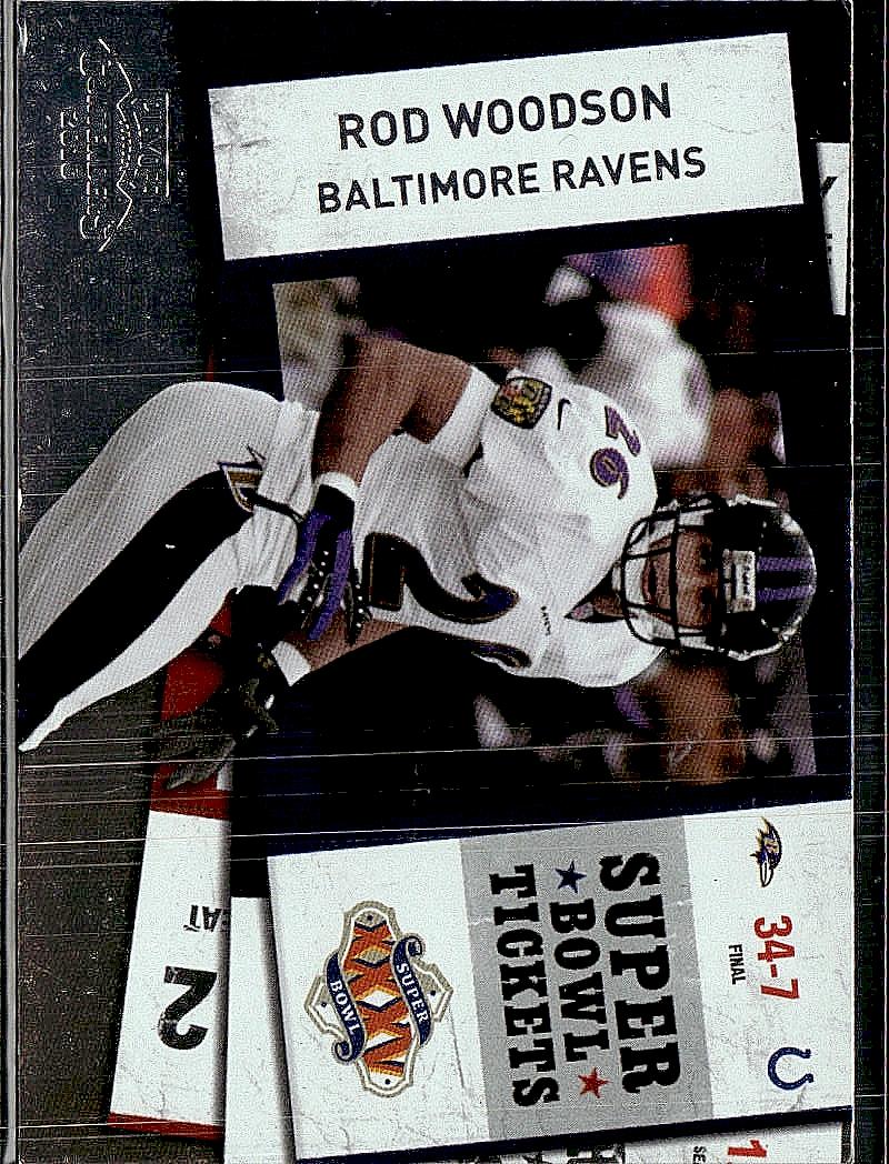 2010 Playoff Contenders #57 Rod Woodson Super Bowl Ticket