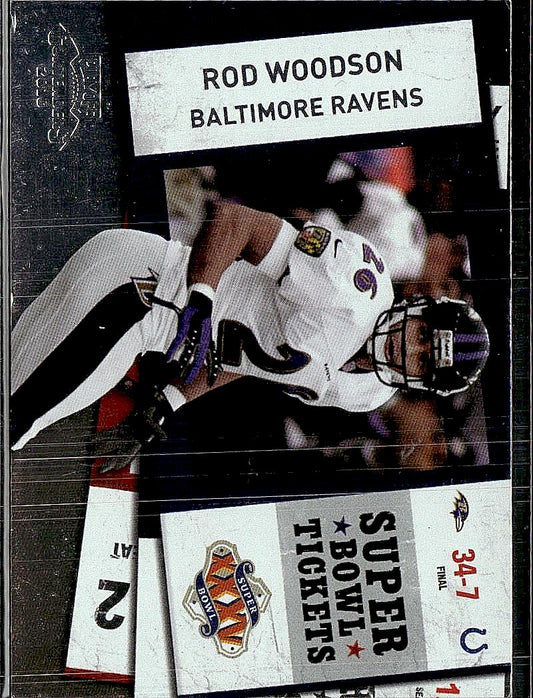 2010 Playoff Contenders #57 Rod Woodson Super Bowl Ticket