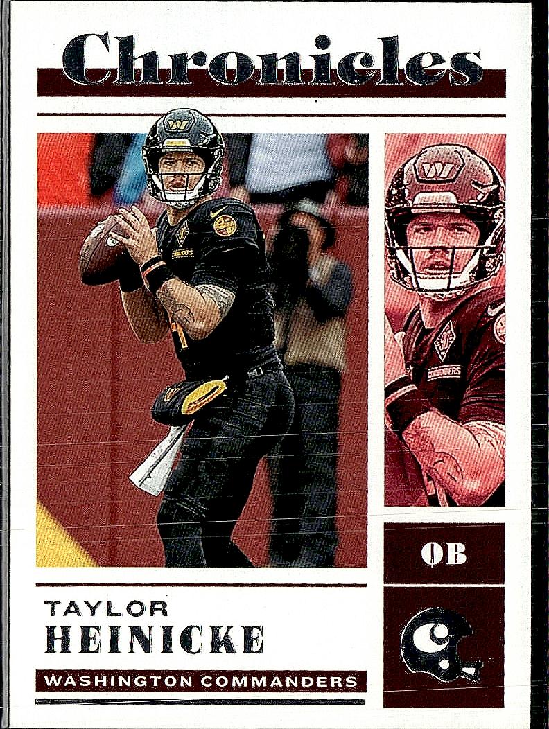 2022 Panini Chronicles #20 Taylor Heinicke