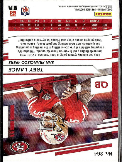 2022 Panini Prestige #264 Trey Lance