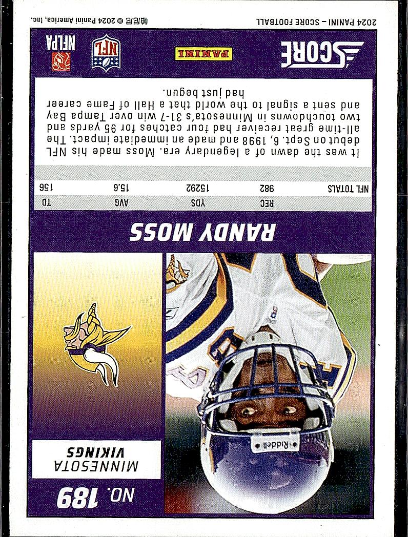 2024 Score #189 Randy Moss