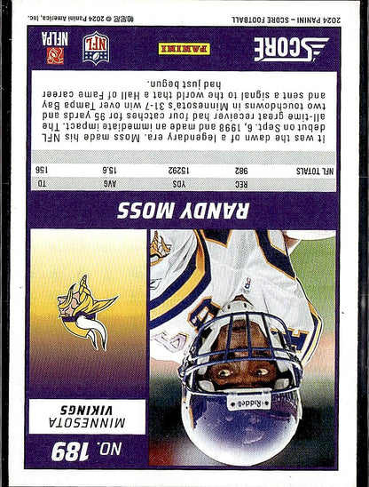 2024 Score #189 Randy Moss