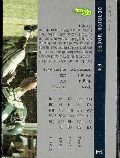 1992 Classic Four Sport #144 Derrick Moore