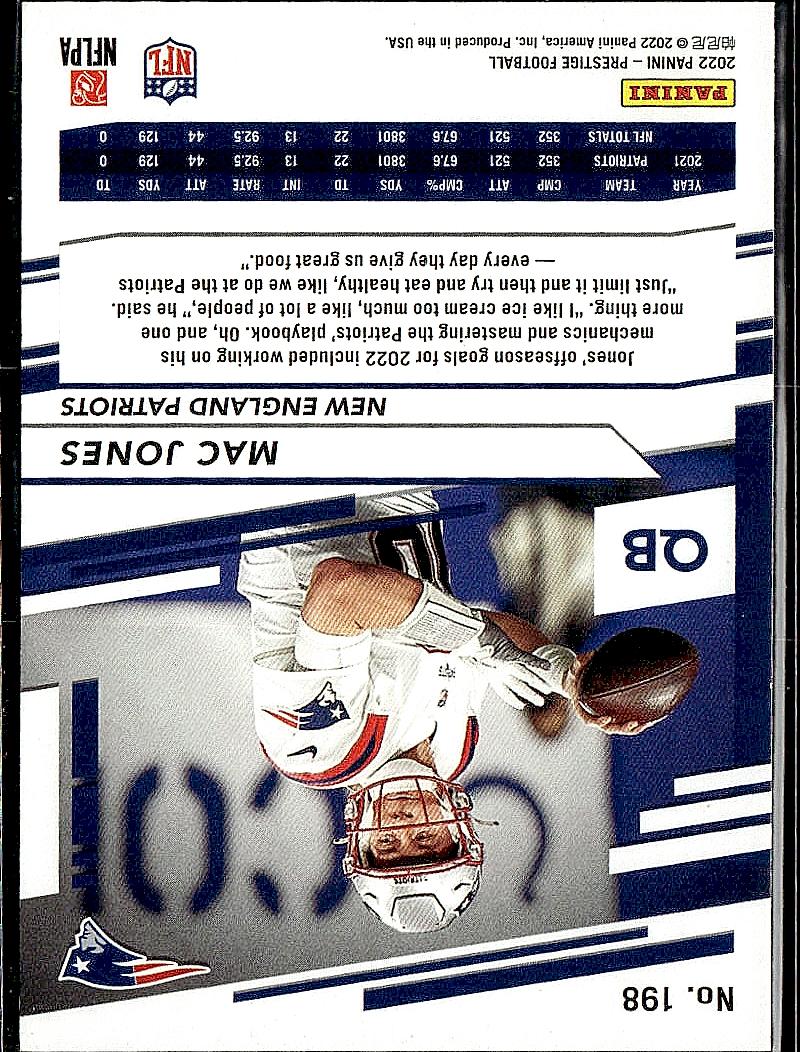 2022 Panini Prestige #198 Mac Jones