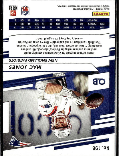 2022 Panini Prestige #198 Mac Jones