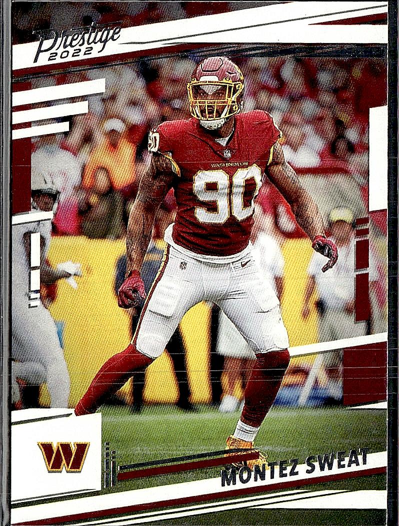 2022 Panini Prestige #299 Montez Sweat