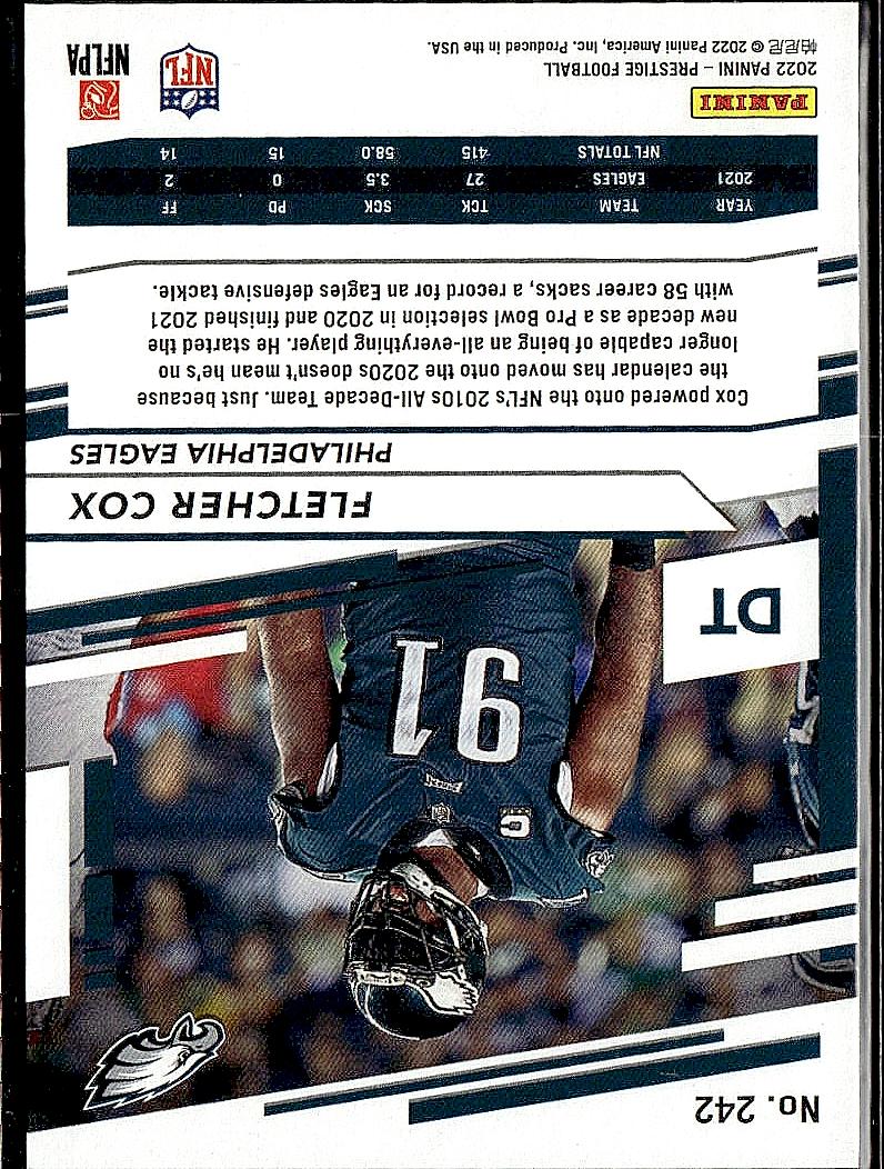 2022 Panini Prestige #242 Fletcher Cox