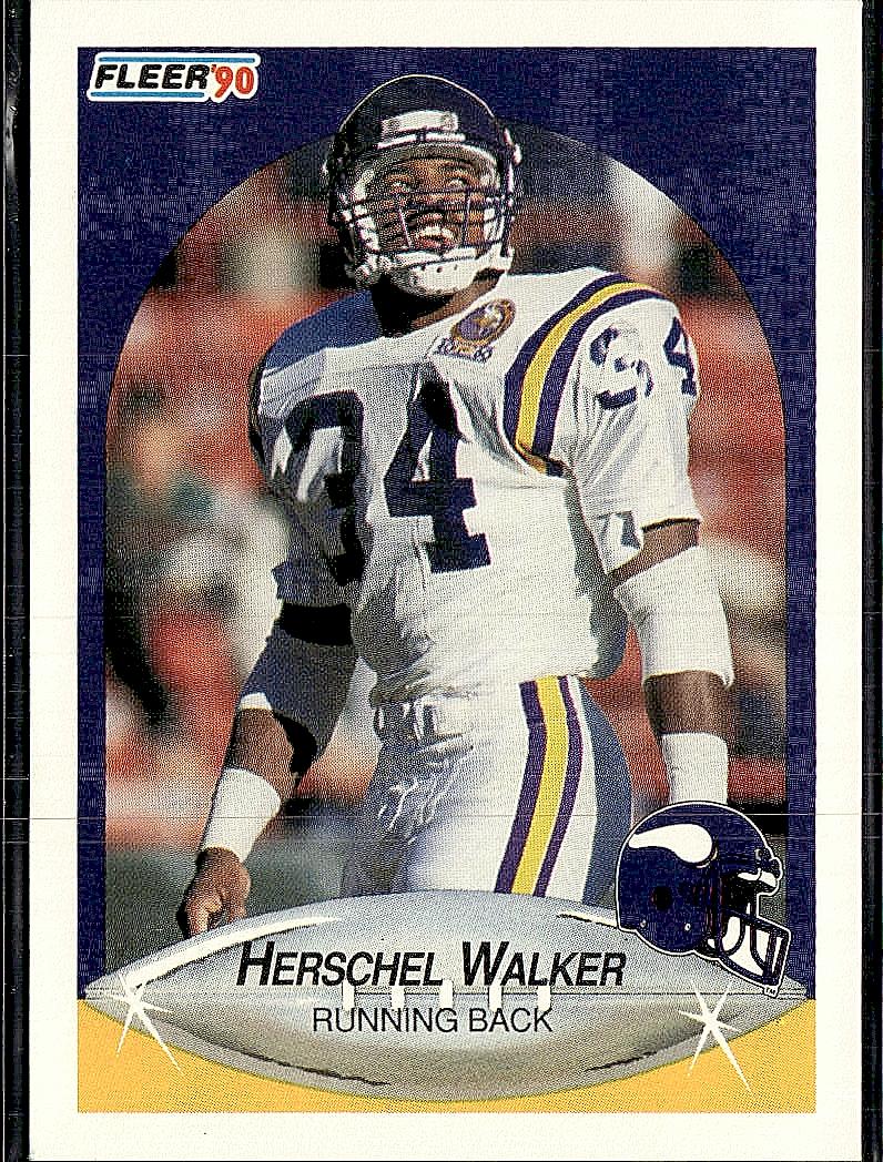 1990 Fleer #107 Herschel Walker