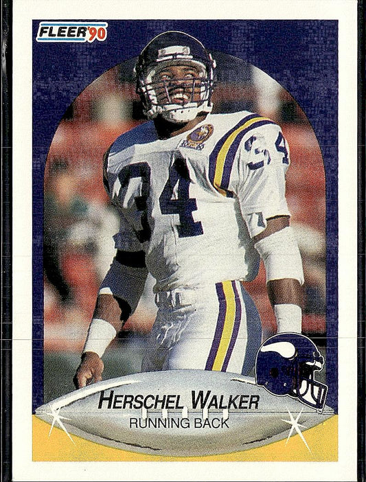 1990 Fleer #107 Herschel Walker