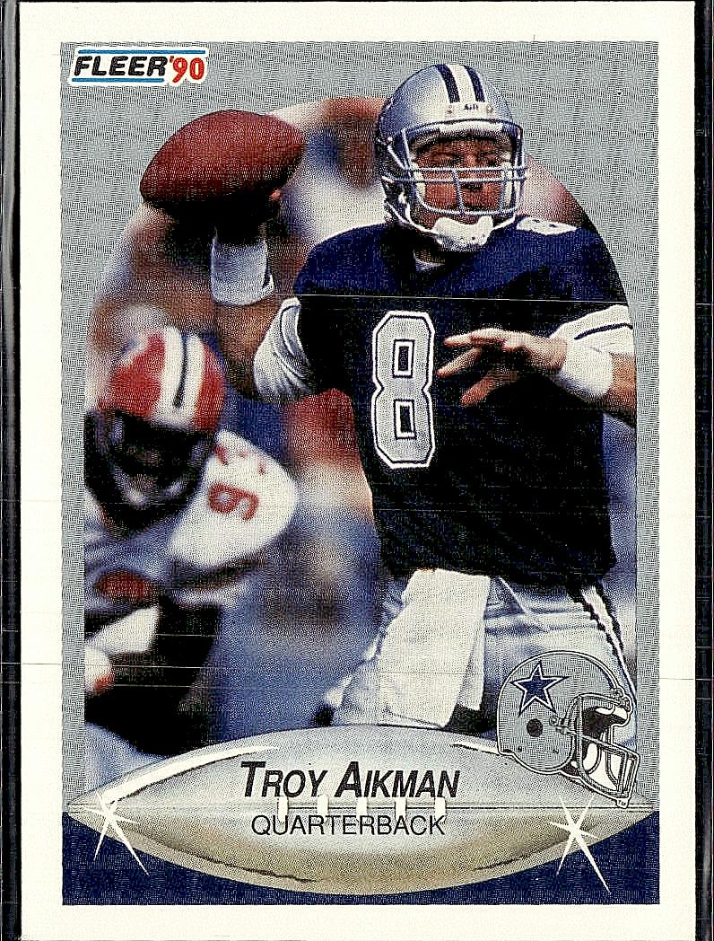 1990 Fleer #384 Troy Aikman