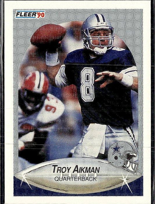1990 Fleer #384 Troy Aikman