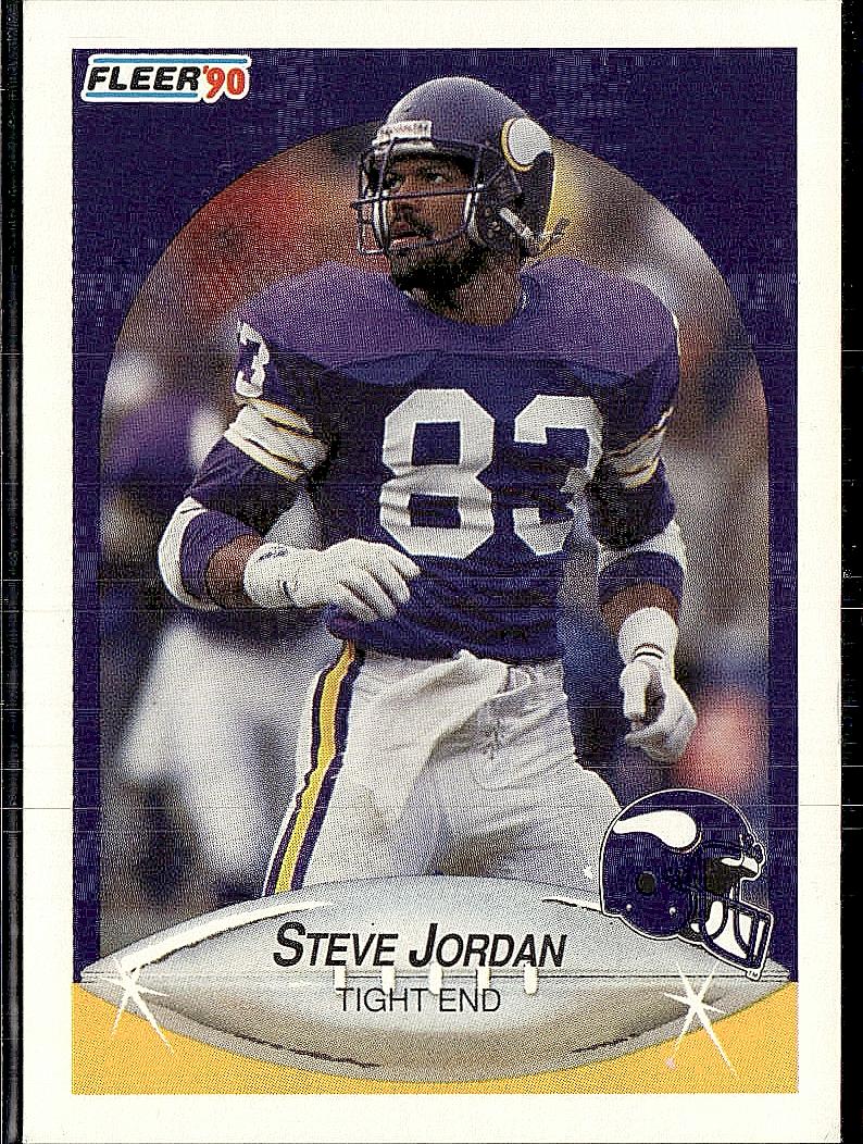 1990 Fleer #101 Steve Jordan