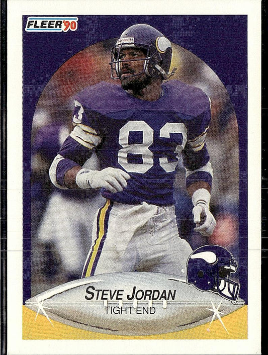 1990 Fleer #101 Steve Jordan