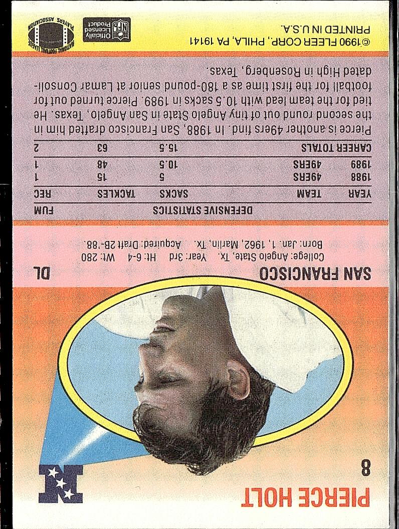 1990 Fleer #8 Pierce Holt