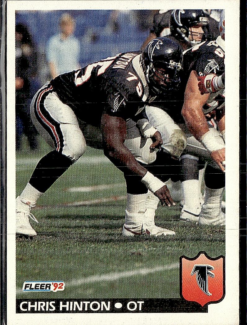 1992 Fleer #8 Chris Hinton
