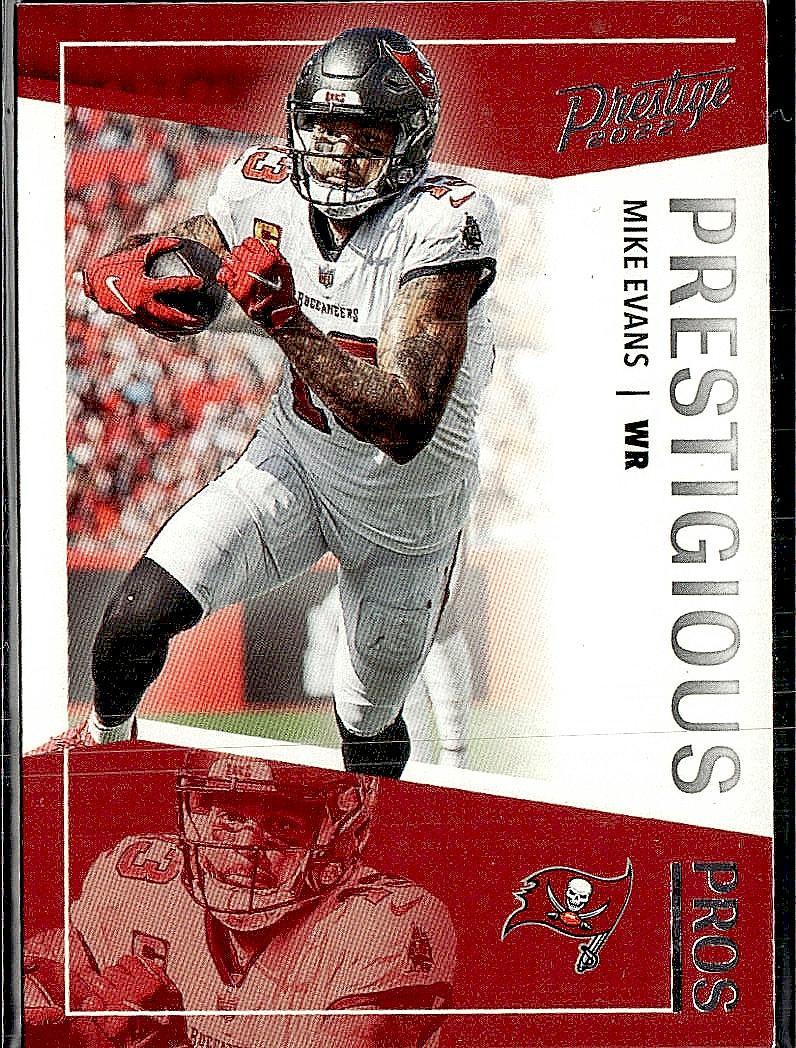 2022 Panini Prestige #PP-23 Mike Evans Prestigious Pros Xtra Points Red #/449