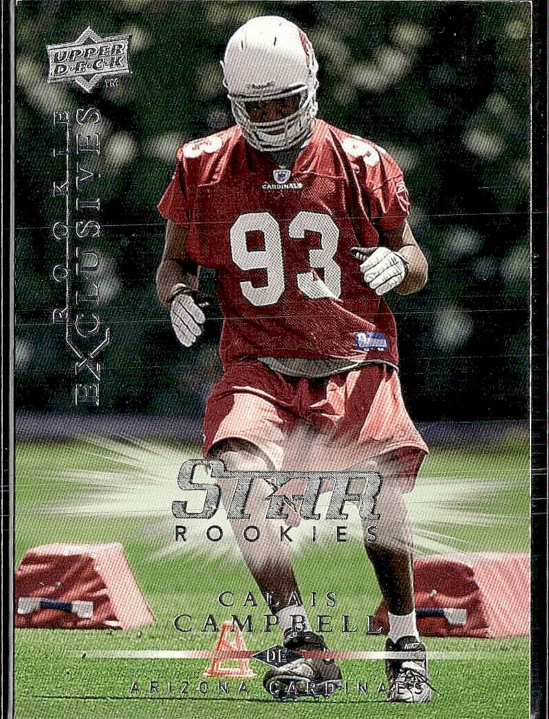 2008 Upper Deck Rookie Exclusives #RE57 Calais Campbell