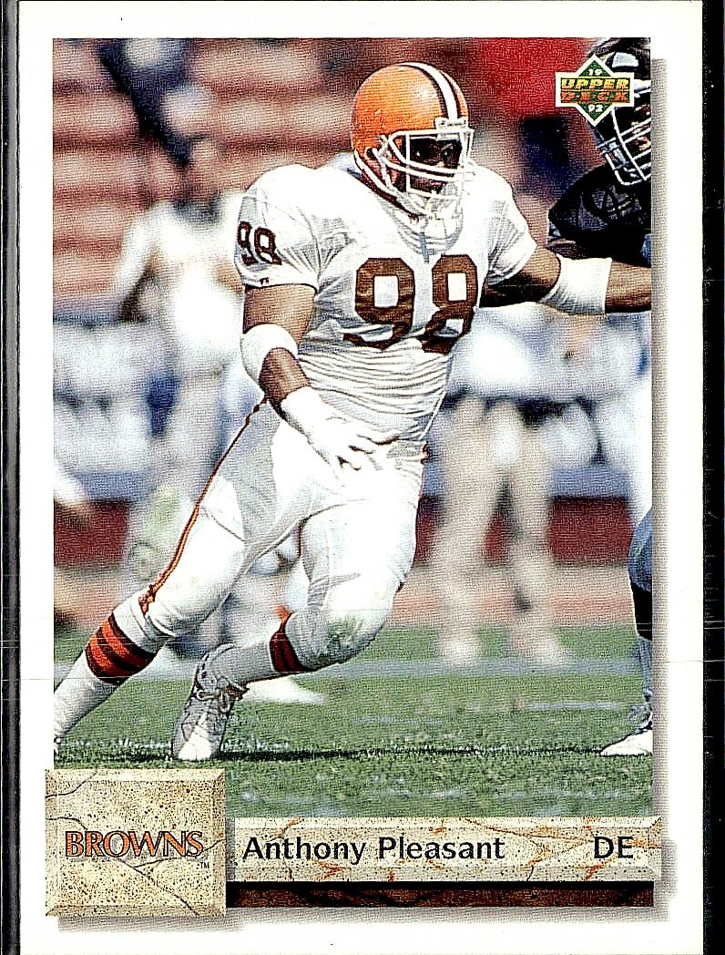 1992 Upper Deck #554 Anthony Pleasant