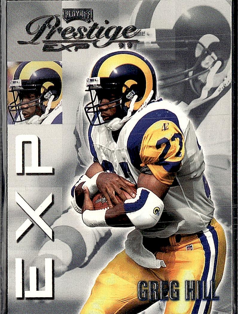 1999 Playoff Prestige EXP #EX84 Greg Hill