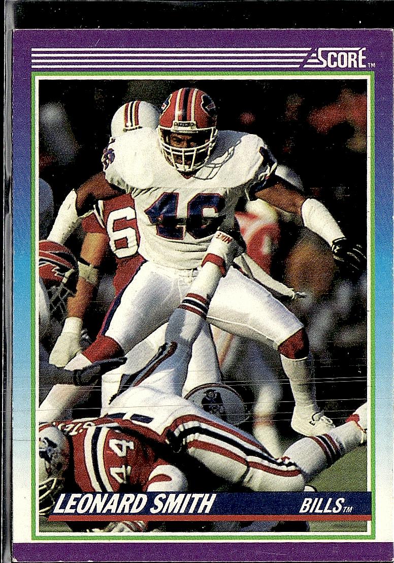 1990 Score #190 Leonard Smith