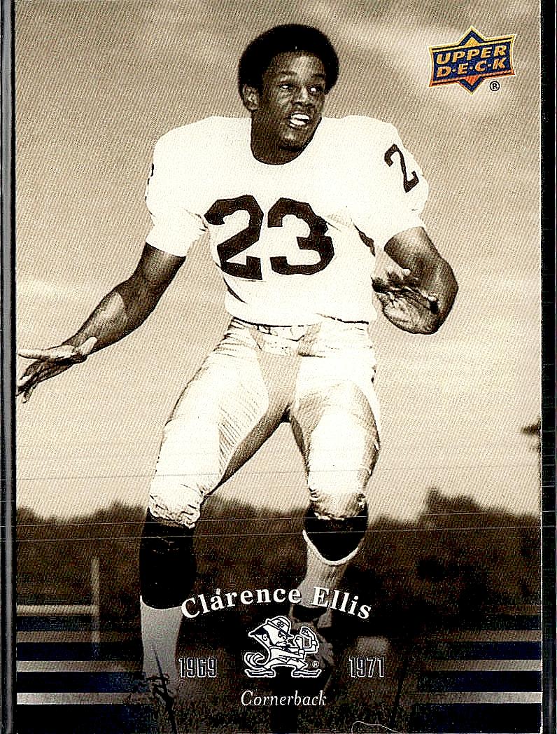 2013 Upper Deck University of Notre Dame #20 Clarence Ellis