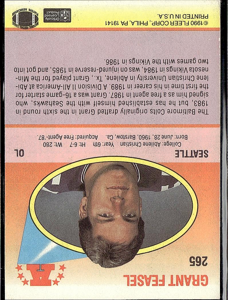 1990 Fleer #265 Grant Feasel
