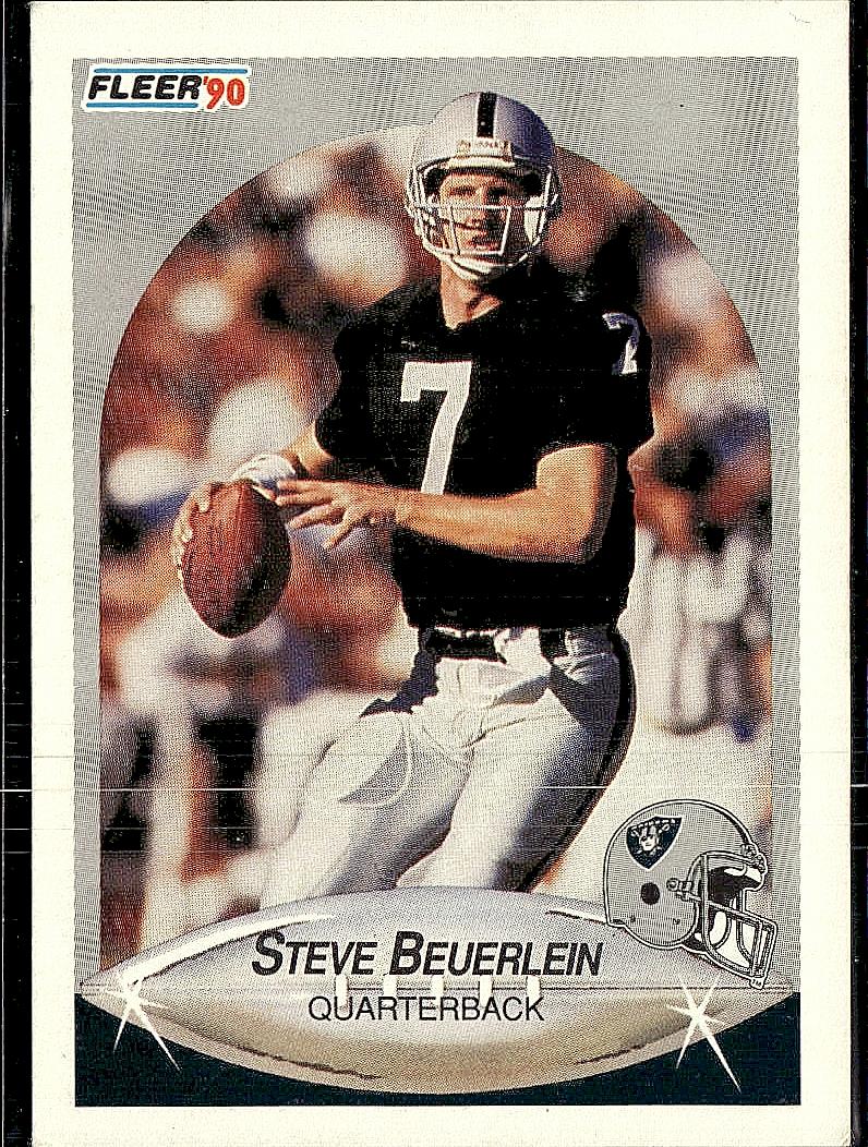 1990 Fleer #251 Steve Beuerlein