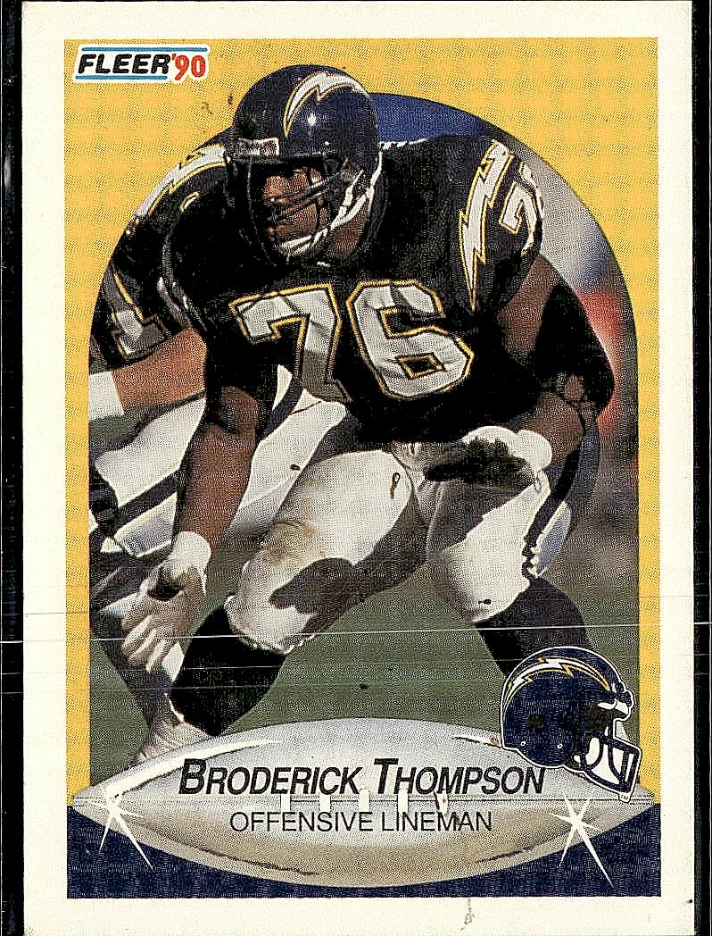 1990 Fleer #315 Broderick Thompson
